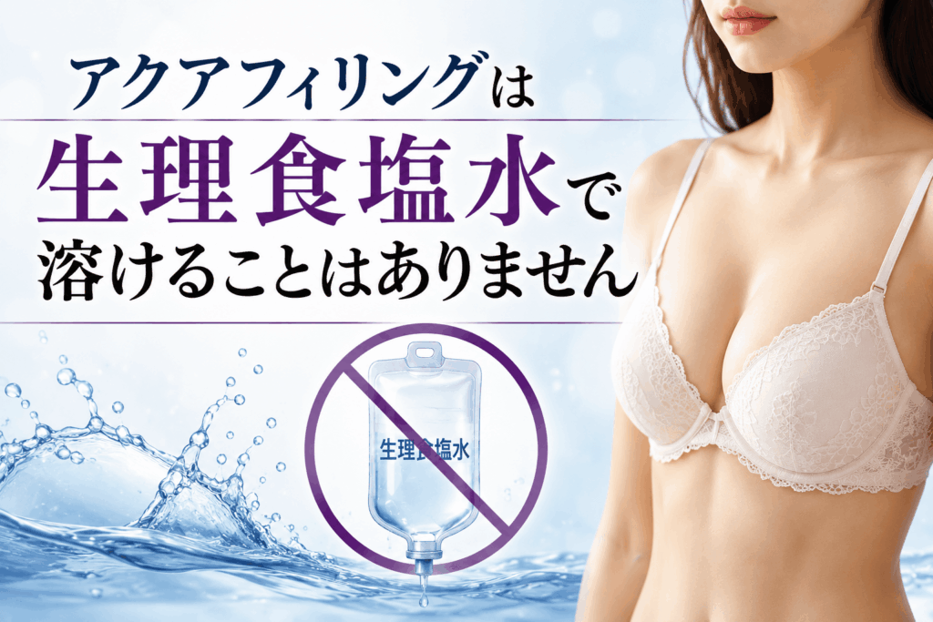 アクアフィリング 溶ける