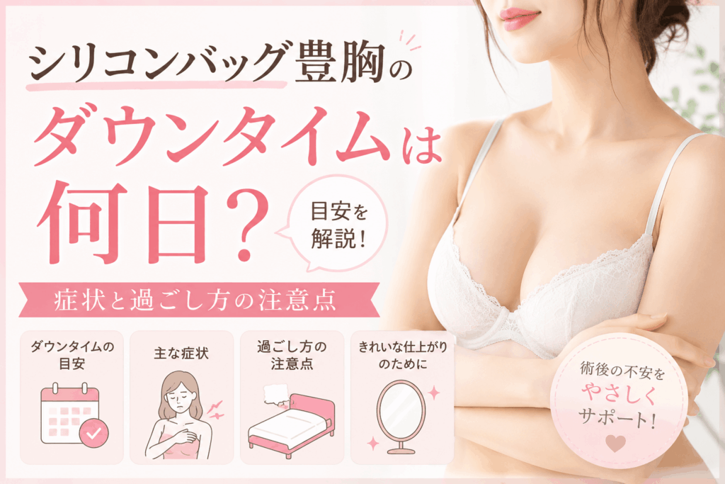 シリコンバッグ豊胸 ダウンタイム