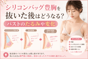 シリコンバッグ豊胸 抜いた後