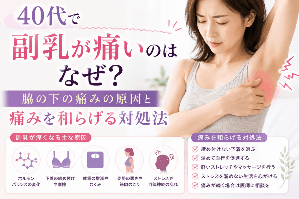 副乳 痛い 40代