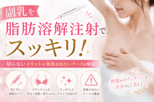 副乳 脂肪溶解注射