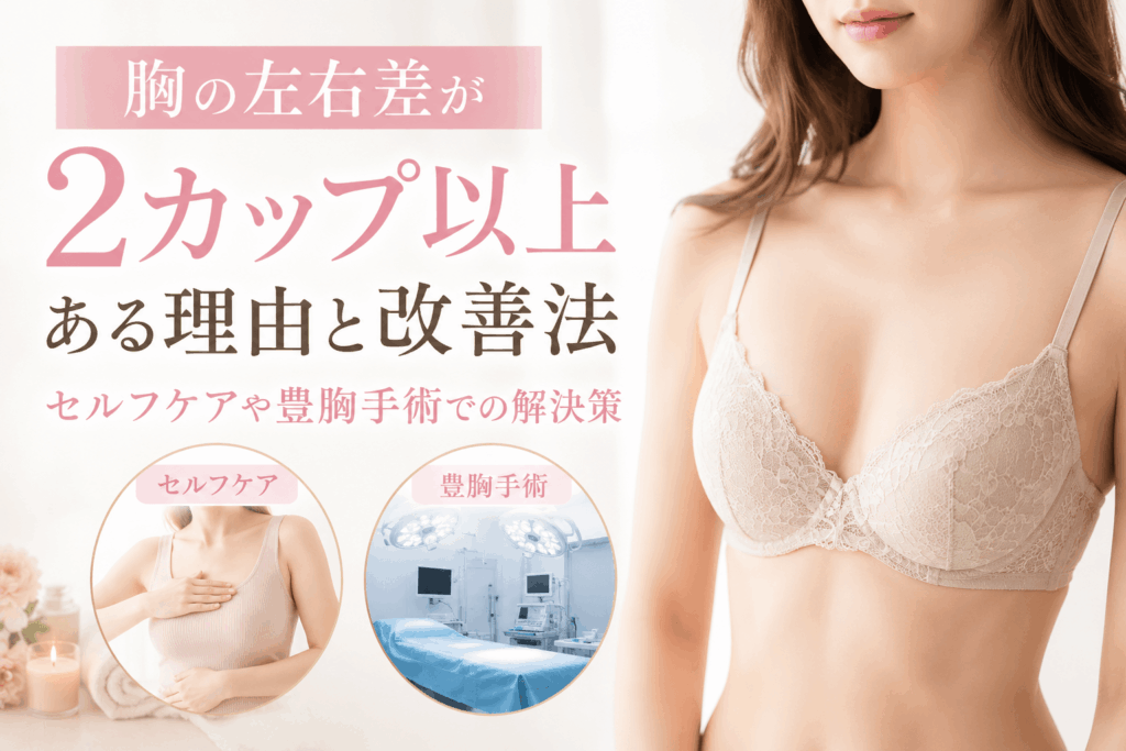 胸 左右差 2カップ以上
