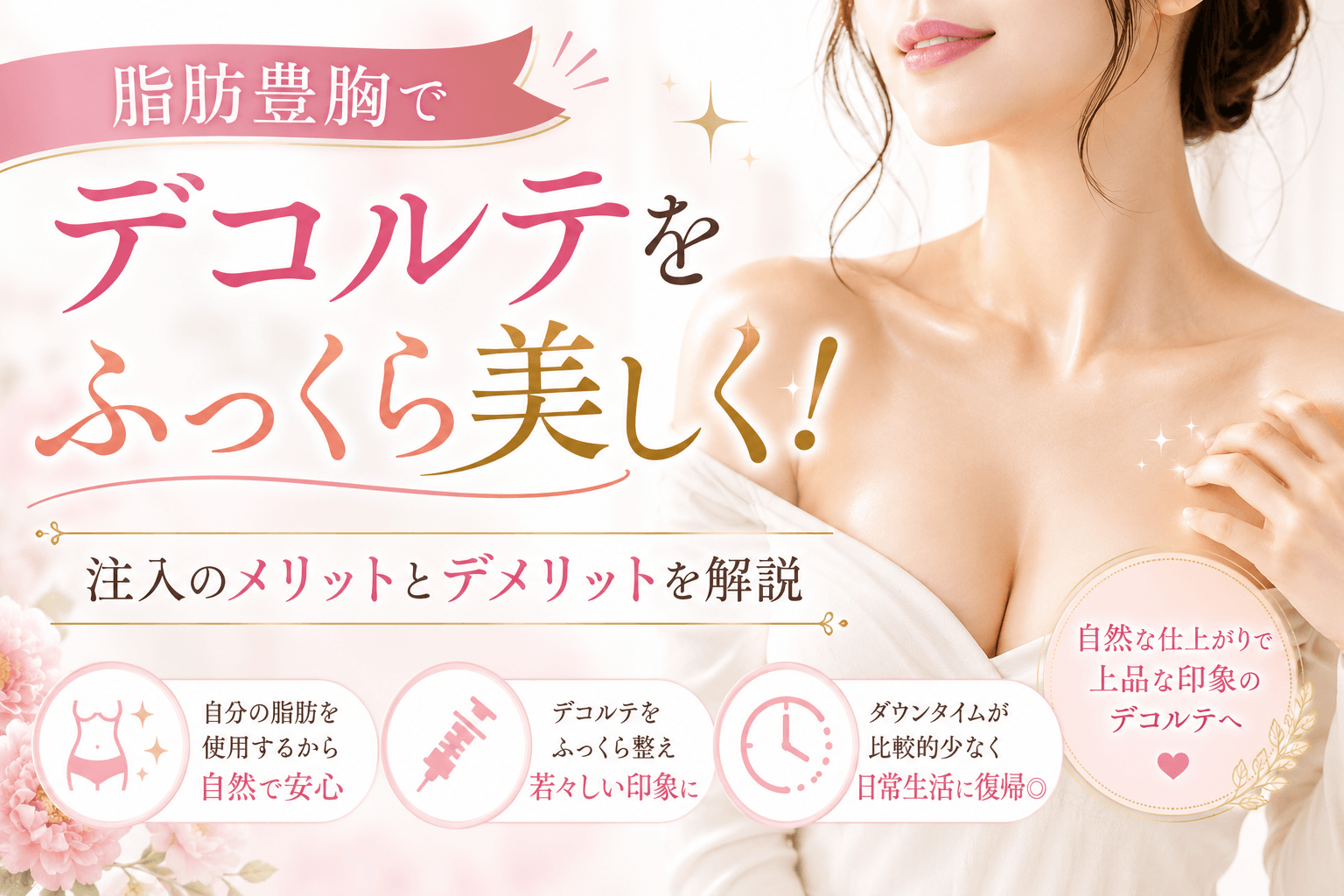 脂肪豊胸 デコルテ