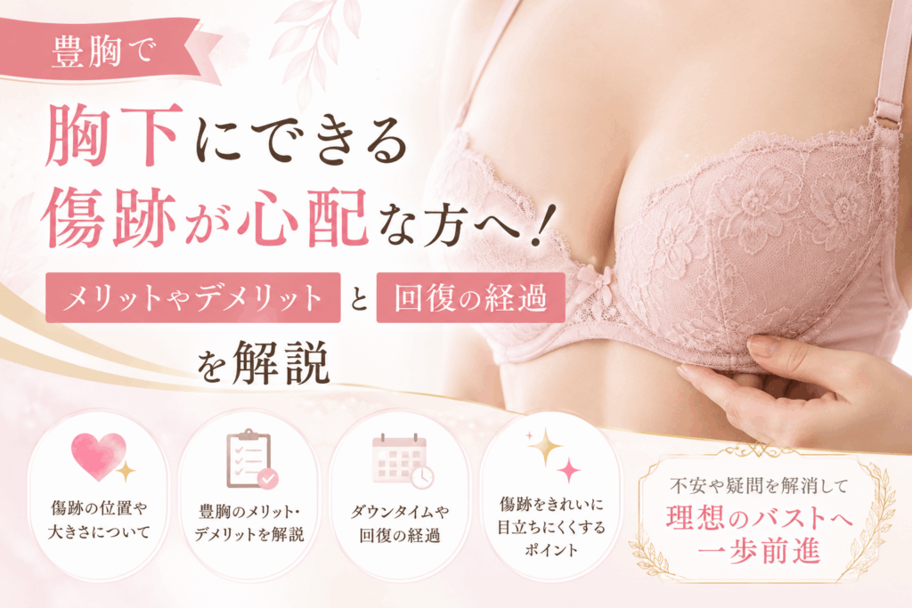 豊胸 胸下 傷