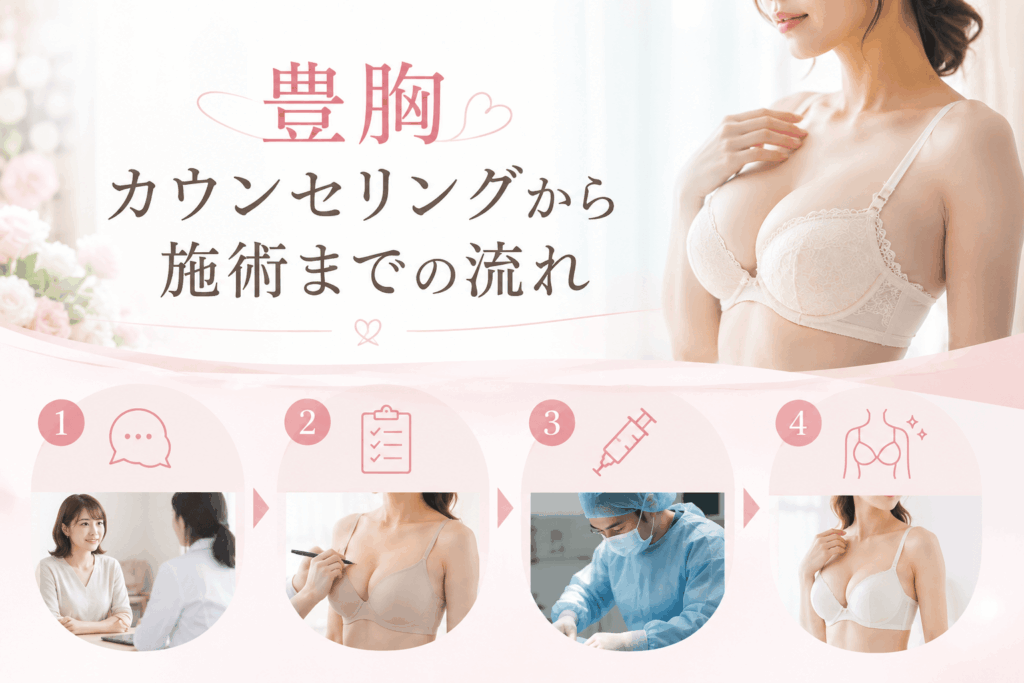 豊胸のカウンセリングから施術まで