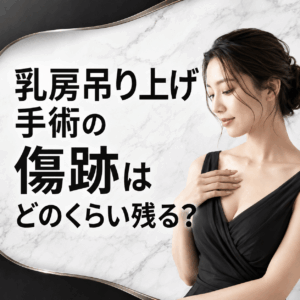 乳房吊り上げ手術 傷跡